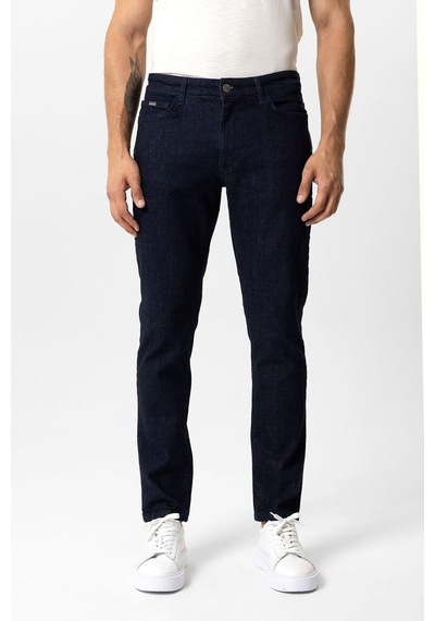 Back And Bond Koyu Lacivert Slim Fit 5 Cepli Denim Pantolon Çok Renkli