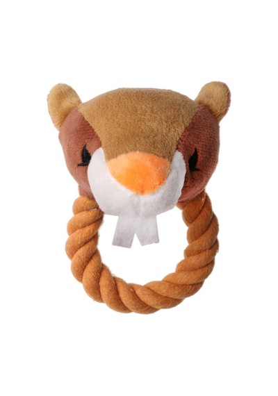 Eastland İpli Öten Peluş Kunduz Çap 18 Cm