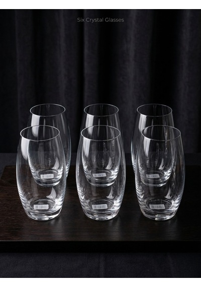 Kristal Meşrubat Bardak 520 Ml 6 Adet Beyaz
