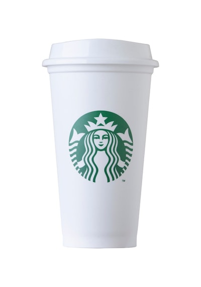 Starbucks Beyaz Yeniden Kullanılabilir Bardak 473ml Beyaz