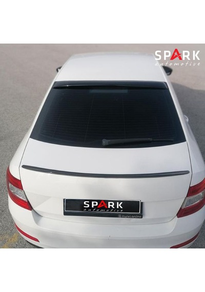 Skoda Octavia 2013 Yılı Ve Sonrası Uyumlu Arka Cam Üstü Spoyler