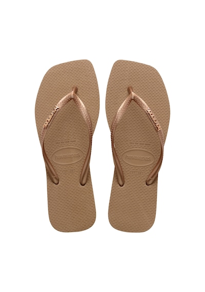 Havaianas Square Logo Metallic Plaj Terliği 4148257 Amarant Rengi Koyu Kırmızı