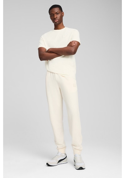 Puma Ess Elevated Tee Bej Erkek Kısa Kol T-shirt Bej