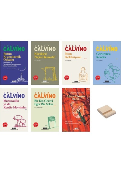Italo Calvino Seçme Deneme Anlatı Ve Roman - Öykü Seti 7 Kitap