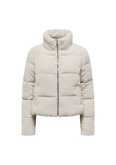 Only Dolly Corduroy Puffer Dik Yaka Bej Kadın Mont 15304768 Bej