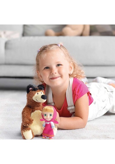 Nessiworld Nessiworld Masha İle Koca Ayı 20 Cm Peluş 12 Cm Bebek Mha21000 Nessiworld