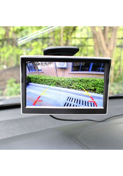 5'' Cam Vantuzlu Kayıtsız Araç Monitörü Kamerasız 12 Volt