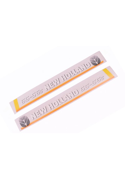 New Holland 65-56s Yan Yazı Takımı Kaporta Etiketi Sağ - Sol Kaput Sticker Seti Sarı Tip