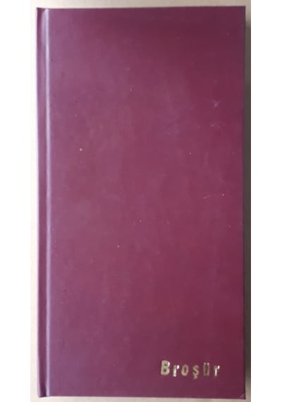 Ticari Broşür Defter 336 Yp 16x31 Cm  Sert Kapak 70 gr Kağıt Bord