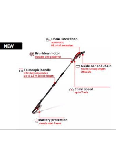 Einhell GP-LC 18/20 Li T BL-Solo Akülü Yüksek Dal Budama (Akü ve Şarj Hariç) - 3410971