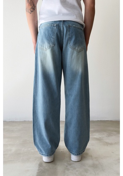 Flaw Eskitme Model Regular Jean-29103 Buz Mavi
