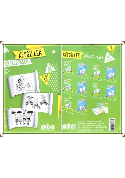 Keygiller Sağlıklı Yaşam Hikâye Seti Kaliteli Eğitim Sağlık Bilim