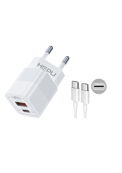 Hp-c39 35 Watt Gan Şarj Adaptörü 2-port Fast Charger Hızlı Şarj A