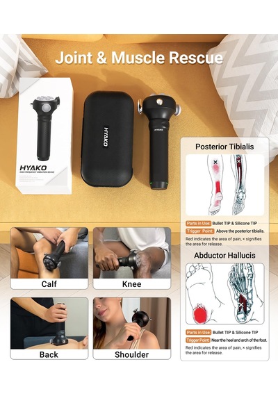Hyako Pro Max Profesyonel Masaj Tabancası - 3,5 Mm Genlikli Derin Doku Masajı, Tam Vücut İyileştirme İçin Sporcular İçin Titreşim Terapisi, Hediye Gri Hyako Pro Max Profesyonel Masaj Tabancası - 3,5 Mm Genlikli Derin Doku Masajı, Tam Vücut İyileştirme İçin Sporcular İçin Titreşim Terapisi, Hediye Gri