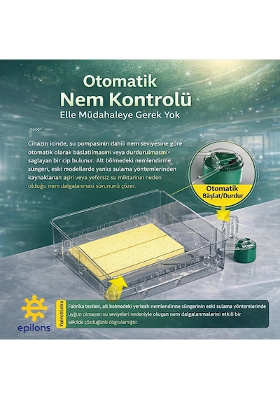 Fx64 Model Tam Otomatik Kuluçka Makinesi Yeni Nesil Havalandırmalı Sulu Sistem
