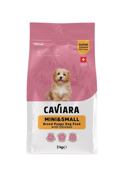 Caviara Tavuklu Mini Ve Küçük Irk Yavru Köpek Maması 2 Kg