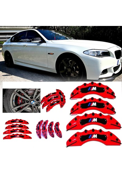 Bmw F10///m Kırmızı 17-18-19-20 Janta Uyumlu 4.lü Kaliper Kapagı