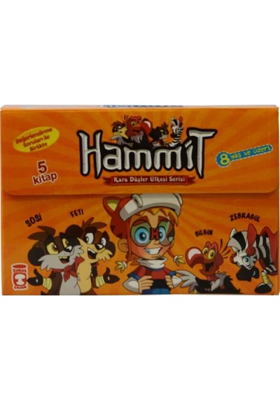 8 Yaş Hammit Kara Düşler Ülkesi Serisi Kitap Seti (Timaş Çocuk)