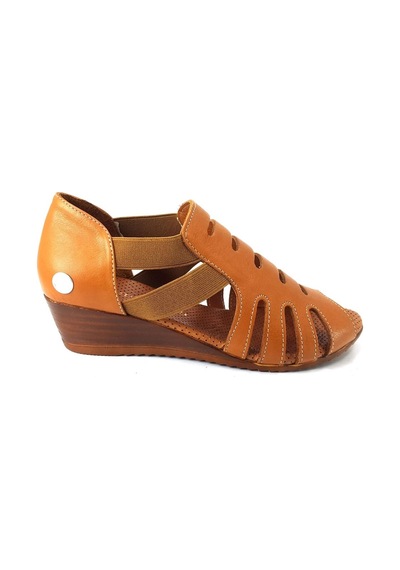 Mammamia 630 23ys Günlük Bayan Sandalet Taba Taba
