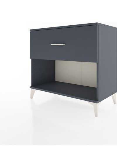 Hyperion Şifonyer Tek Çekmeceli 88x44x80 Antrasit-antrasit Antrasit