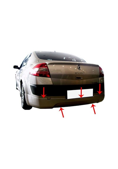 Renault Megane 2 Sd Arka Tampon Altı Fiber 2003 2008