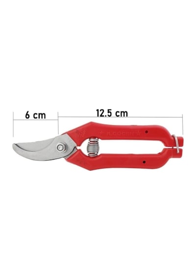 Göcen Narenciye Üzüm Bağ Budama Makası Eğri Uçlu 18.5 Cm