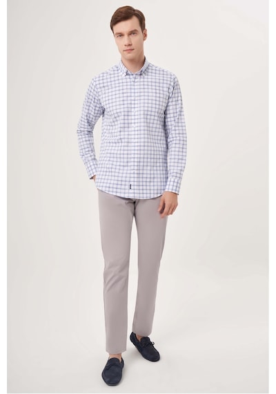 Bisse Erkek Regular Fit Paşa Yaka Spor Gömlek Mavi Gm23y231036 D35 Mavi