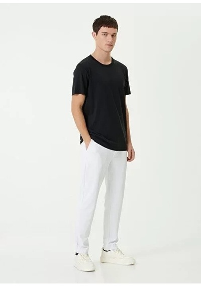 Zenna Tarz Unisex Basic Bisiklet Yaka Regular T-shirt - Siyah