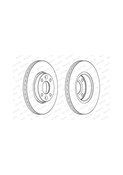 Nissan Micra Ön Fren Diski 260 Mm 2003-2010 Ferodo