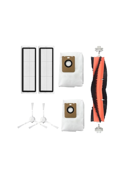 Dreame Bot D10 Plus Uyumlu Yedek Fırça Filtre Toz Torbası-7 Parça