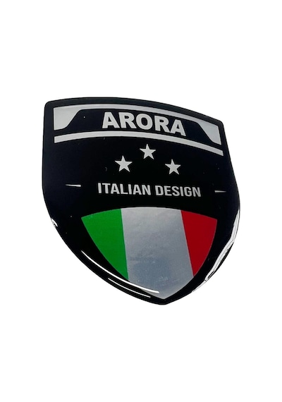 Arora 3d Gümüş Arma Sticker Redlinegrafik