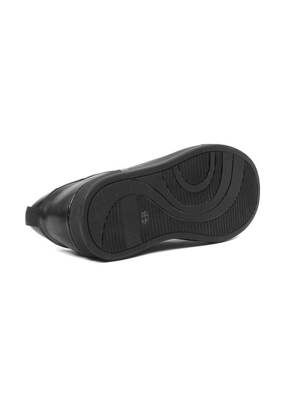 Erkek Siyah Baskılı Kalın Tabanlı Sneaker