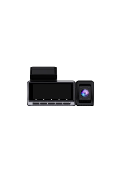 3 Kanallı Araç İçi Kamera Ön + Arka + İç Kamera 2k Uhd, Geniş Açı, Gece Görüşü, Döngü, Wifi Adas