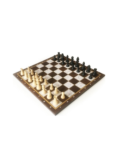 Star Polyester Kaplama Sedef Satranç Takımı 54x54 Cm