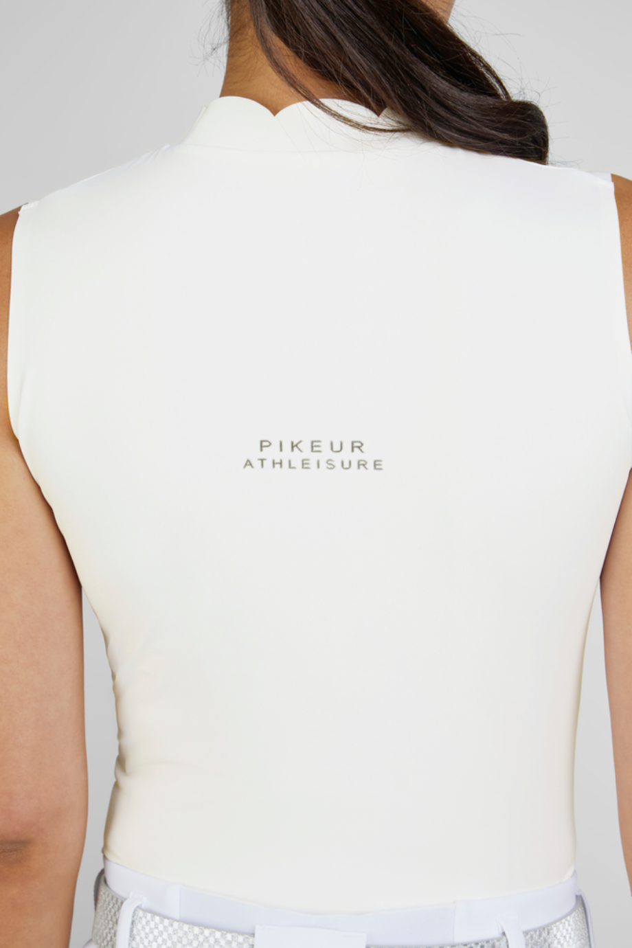 Pikeur Seamless Top 7217 Fonksiyonel Spor Kadın Üst T-shirt Beyaz