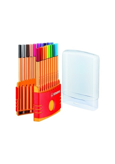Stabilo Point 88 Fineliner 20 Renk Plastik Kutulu