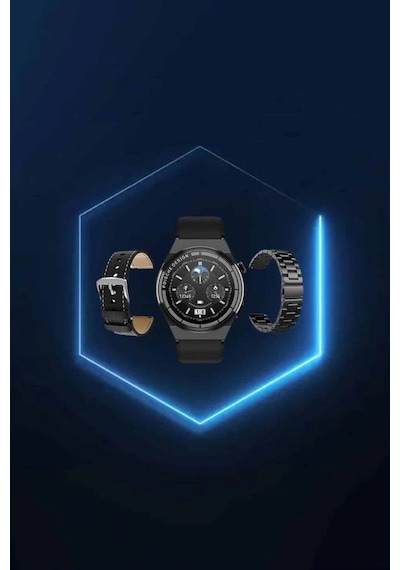 Mey İthalat Anc Özellikli Bluetooth Kulaklık Ve Amoled Ekran Akıllı Saat Uyku Ve Sağlık Takibi Nabız Ölçer