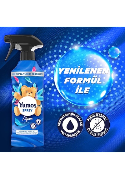 Yumoş Sprey Yıkaması Zor Eşyalar Için Lilyum 450 ML