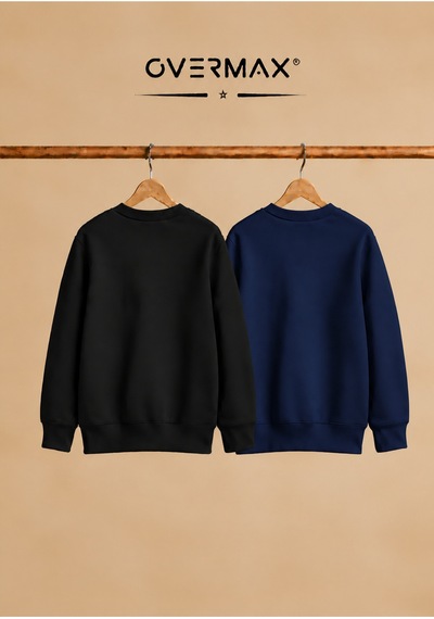 Overmax 2 Li Kapüşonsuz Sweatshirt Seti Çocuk Unisex - 3-12 Yaş Siyah-lacivert - 920169697 Siyah-lacivert Overmax 2 Li Kapüşonsuz Sweatshirt Seti Çocuk Unisex - 3-12 Yaş Siyah-lacivert - 920169697 Siyah-lacivert