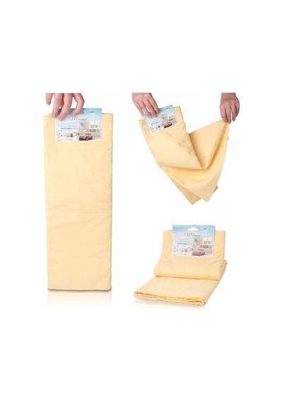 Sentetik Güderi Bez 50x70cm Araç Temizleme Bezi- Oto Kurulama Havlusu-yüksek Emiş Gücü Çizdirmez Araç Kuruluma Havulusu 3'lü Paket