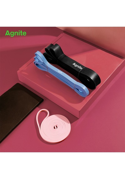 Agnıte Silikon Direnç Bandı 2080x4.5x6.4mm Pilates Fitness Pembe