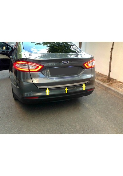 Ebal Otomotiv Ford Mondeo Krom Bagaj Alt Çıtası 2016 Üzeri Paslanmaz Çelik