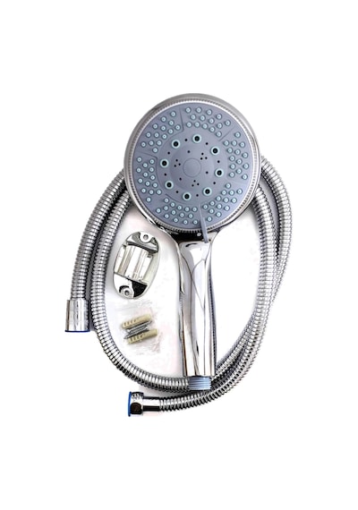 Hubrendy Tekno 4 Modlu El Duşu Başlığı Spiral Hortumlu Duş Seti Banyo Aksesuarı Diğer