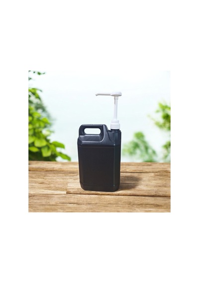 5 Litre Pompalı Bidon/sabunluk Siyah Siyah