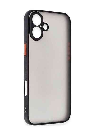 Apple iPhone Uyumlu - 16 Plus Kılıf Montreal Silikon Kapak - Siyah