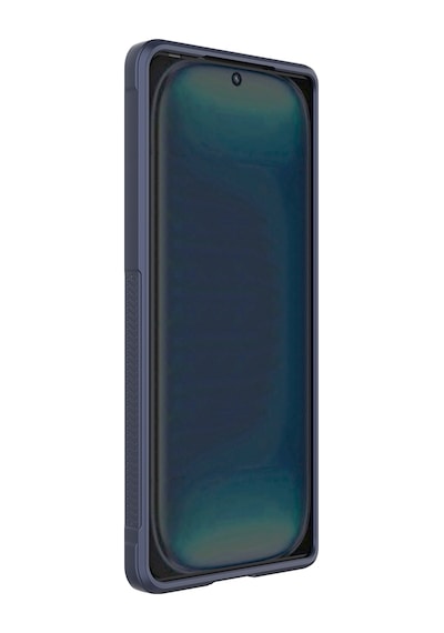 İnfinix Zero 40 5g Kılıf Esnek Tpu Oyuklu Arka Yüzey Tasarımlı Hptk Etnik Silikon Kapak - Koyu Yeşil Yeşil