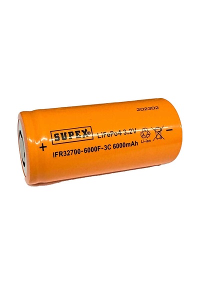 Ifr32700-6000f-3c 3.2v Li-ıon 6000mah 3c Deşarj Akımı Düz Kafa Pil