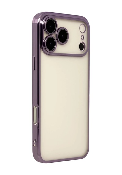 Apple Apple iPhone Uyumlu 17 Pro Max Razer Lensli Silikon - Mor