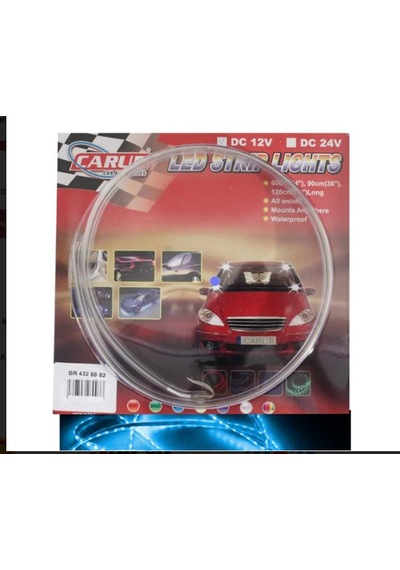 Carub Lamba Neon 12v 60cm Elastik 2li Mavi