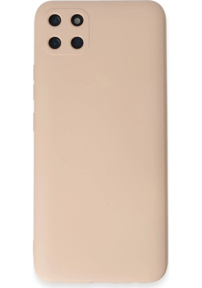 Gld-spt- Newface Realme C11 Kılıf Nano İçi Kadife Silikon - Pudra